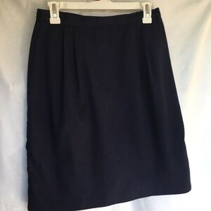 Vintage Navy Blue Skirt